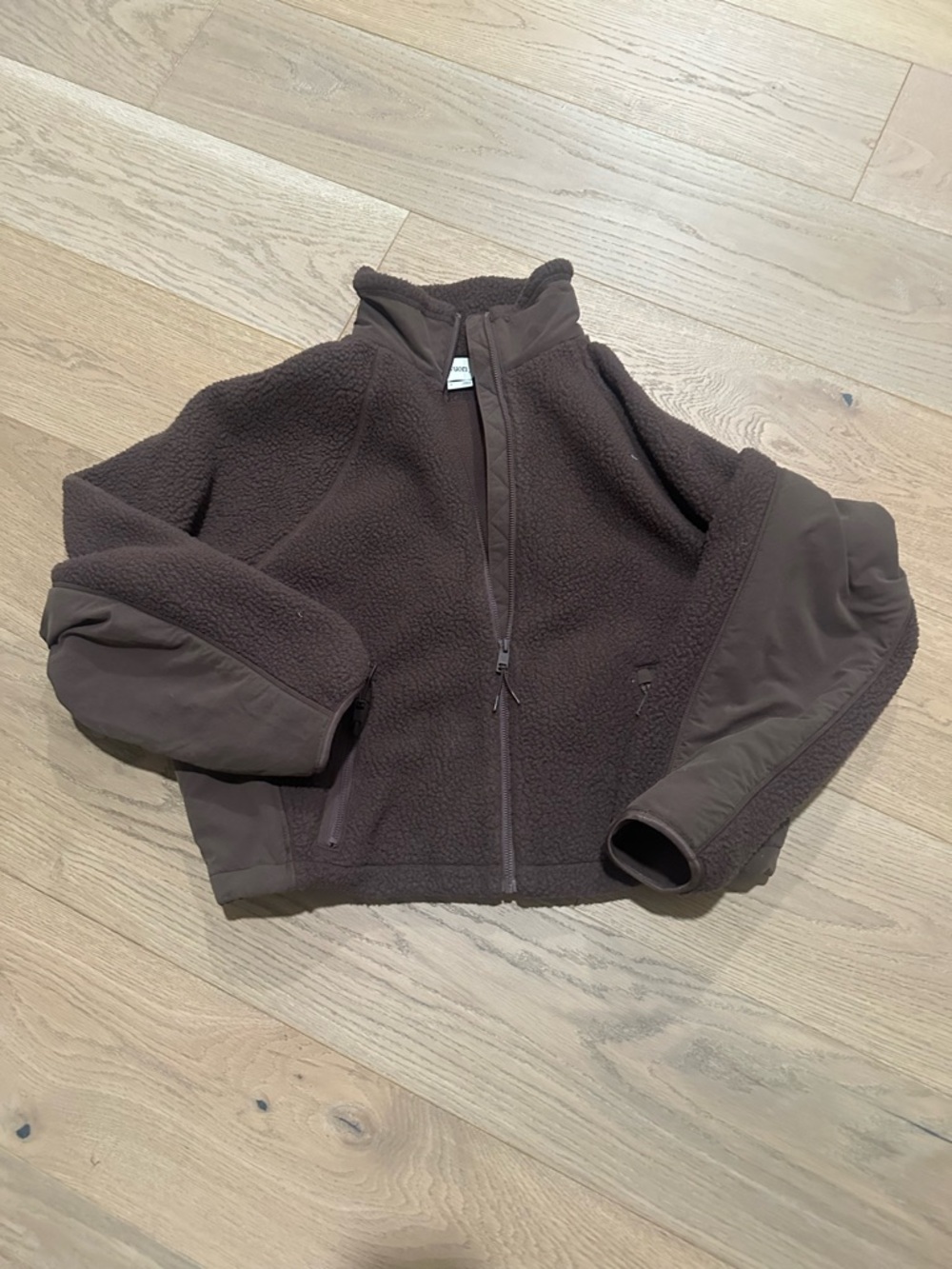 Vuori Brown alpine Fleece Jacket - womens